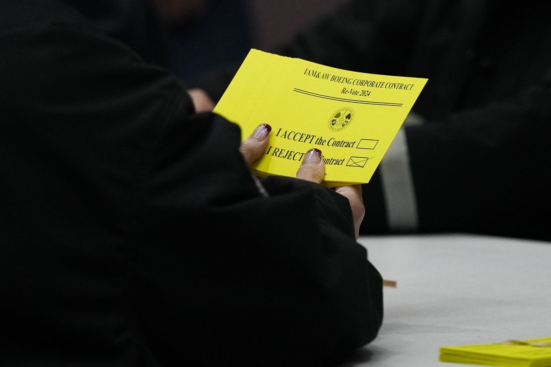 A volunteer holds a vote to reject a new contract offer from <a href=